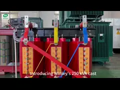250kva Cast Coil Transformer Dry Type 400v Cast Resin Electrical Distribution Transformers