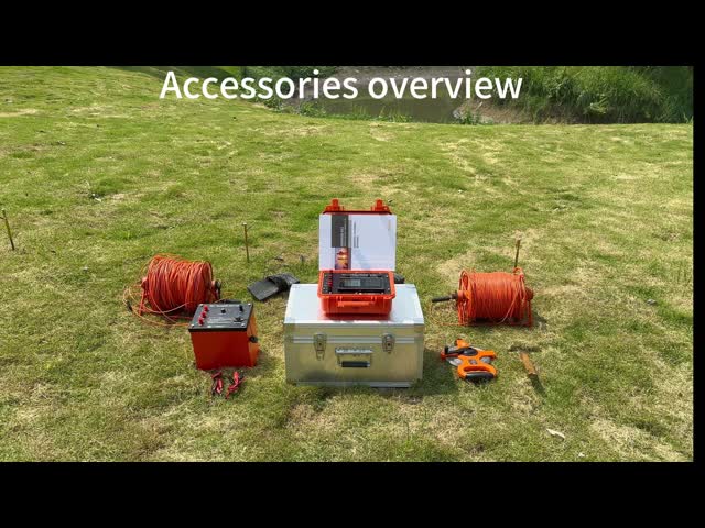 Geophysical Resistivity Meter with Depth Range 0~1000 meters Compact Size 270mm×246mm×175mm and Max Voltage 1000V