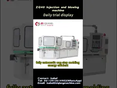 China ZQ60 injection stretch blow moulding machine Full Servo Drive Ibm Injection Blow Molding Machine For Production Needs supplier