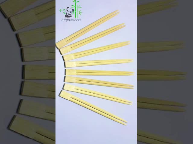 Chinese Chopstick Disposable Cutlery Twin Disposable Bamboo Chopsticks Flatware Semi-Paper Package for Restaurants & Hotels& Camping