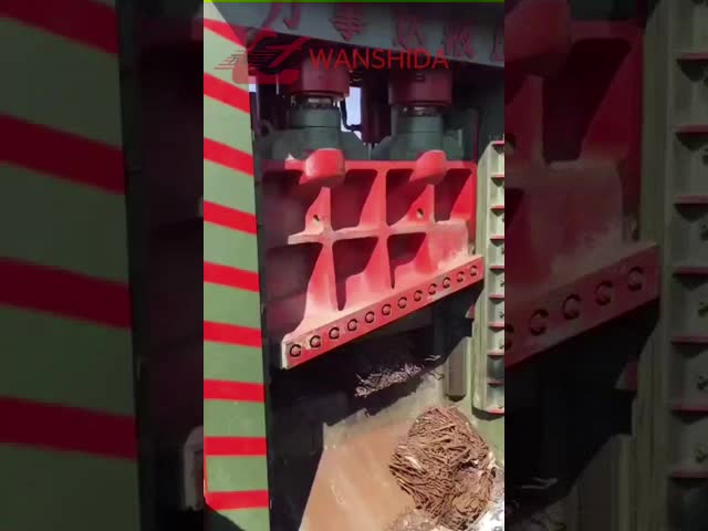 500ton Hydraulic Gantry Shear with 507 Tons Cutting Force and 6000×1500×600mm Chamber for Heavy-Duty Scrap Metal Processing