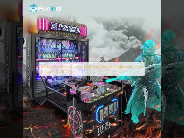 Immerse Yourself in the World of Virtual Reality with Shooting Gallery Four Player 9D VR Chair