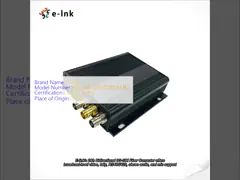 2Ch Bidirectional 3G SDI To Fiber Optic Converter Hot Swap Hot Plug Broadcast Level