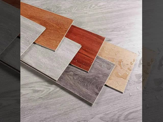 2mm 3mm 4mm Waterproof Anti-Slip SPC Floor Tiles European Style Self-Adhesive Easy Install