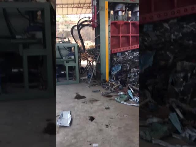 8000kN Cutting Force Gantry Shear, 270kW Power And PLC Control System, Ideal For Large Scrap Processing