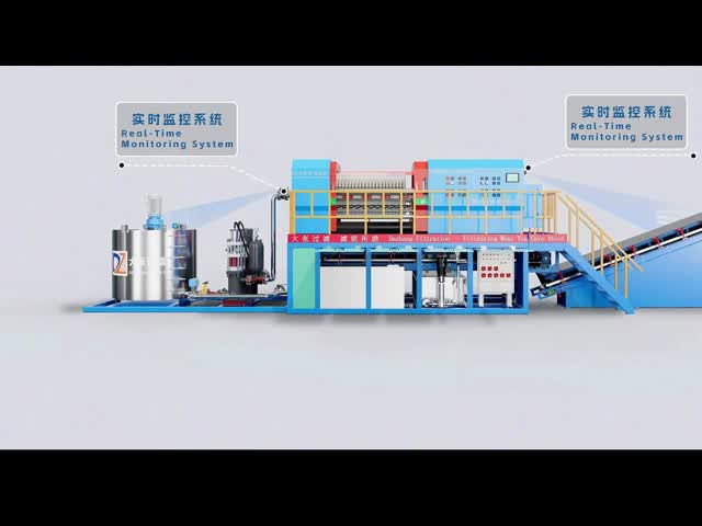 Large mobile oil cylinder filter press with automatic filter cloth travel