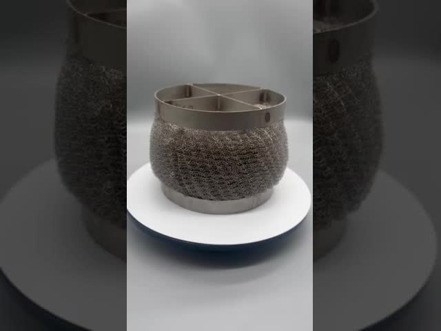 Standard Copper Knitted Wire Mesh For Corrosion Resistant Filter Pad