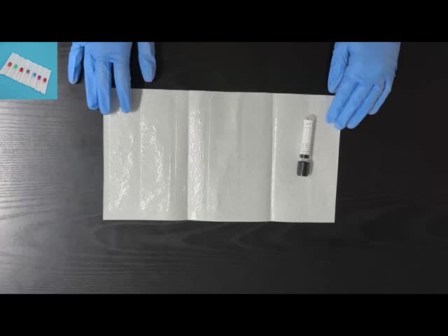 Absorbent Tube Holder With Absorbent Pocket Sleeve For Secure Leakage Management