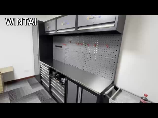 Garage Tool Cabinet Set for Car Repair Workshop Tools Storage Combo Made of 1.0mm Steel Strong and long lifetime