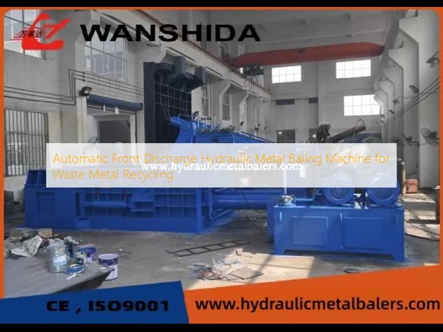 37kW 1800mm  Hydraulic Metal Balers 500kg Scrap Metal Processing Equipment