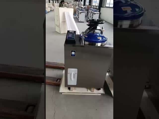 Auto Shutoff Vertical Autoclave Machine Low Water Protection Steam Sterilizer Autoclave