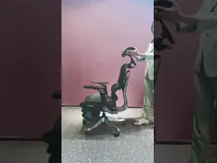 Aluminium Ergonomic Footrest Office Chair With 5D Linkage Armrest