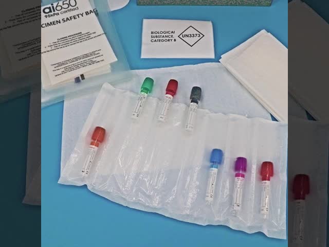 UN 3373 Sample Bag with Absorbent Material for Lab Use