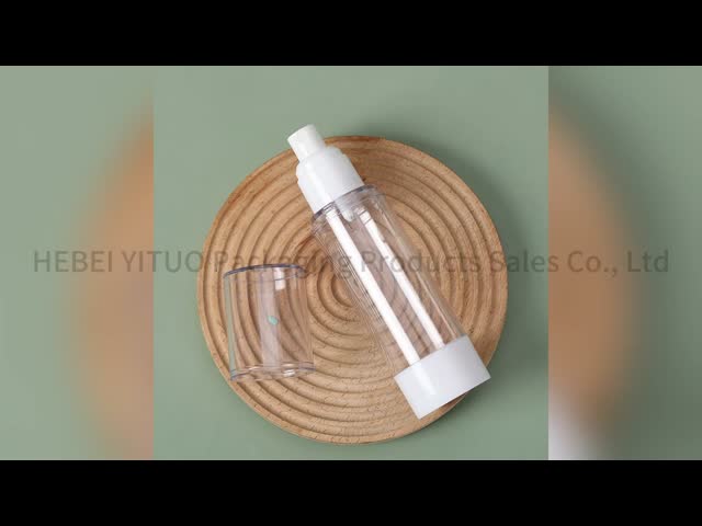 Sanitary PP Airless Pump Bottle Cosmetic Packaging For Skin Care