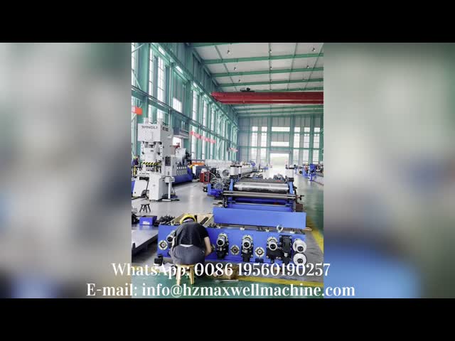  Roll Forming Machine  Factory's Video of Hangzhou Maxwell Machinery Manufacturing Co.,Ltd