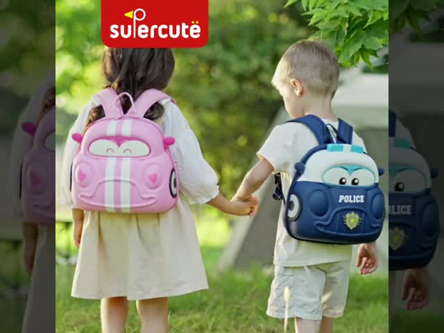 3D Cartoon Design Backpack Eva Car Personalised School Book Bags 380g