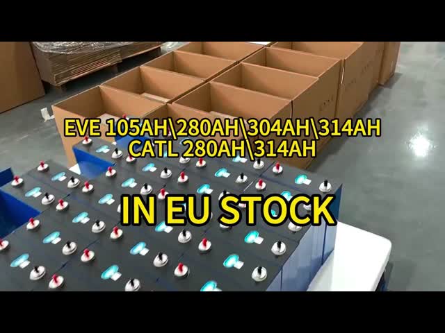 Home Energy Storage Battery EVE Grade A 304Ah 3.2V Prismatic Lithium Ion Battery Cell for Diy 48v 15kwh Lifepo4 Battery Pack