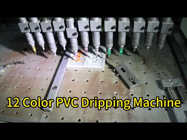 24 Colors PVC Dispensing Machine Silicone Coin Purse Making Machine with Computer