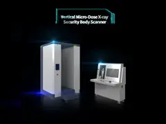 JWS-X10 Vertical Micro-dose X-ray Security Body Scanner, Dual View