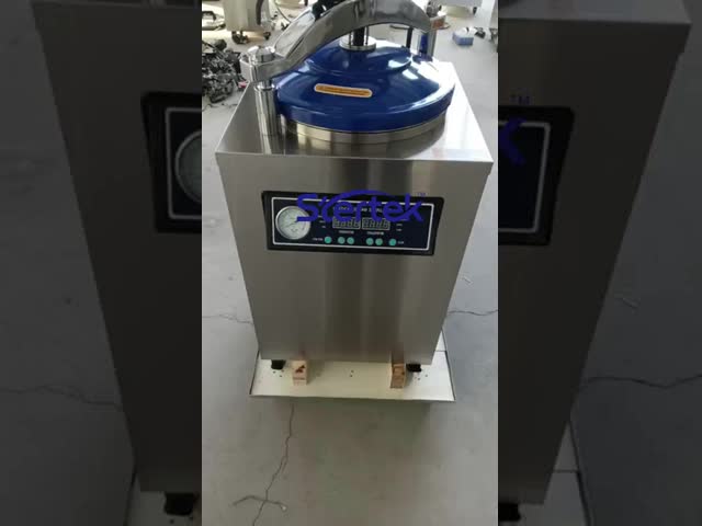 Medical and Laboratory Vertical Steam Sterilizer with Intelligent Control and Drying System