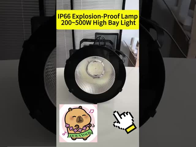 Super Bright 500W IP66 Rated LED High Bay Light with 3000-6500K CCT for Industrial Lighting