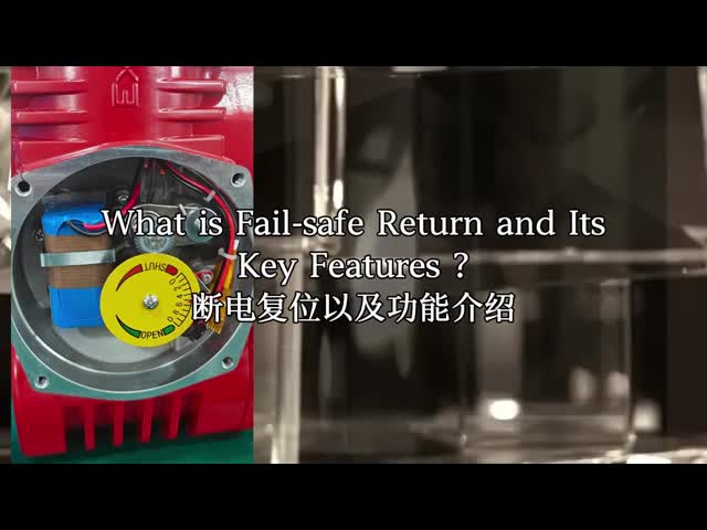 Explosion Proof Electric Actuator IP68 CSA Power-off Reset Modbus 