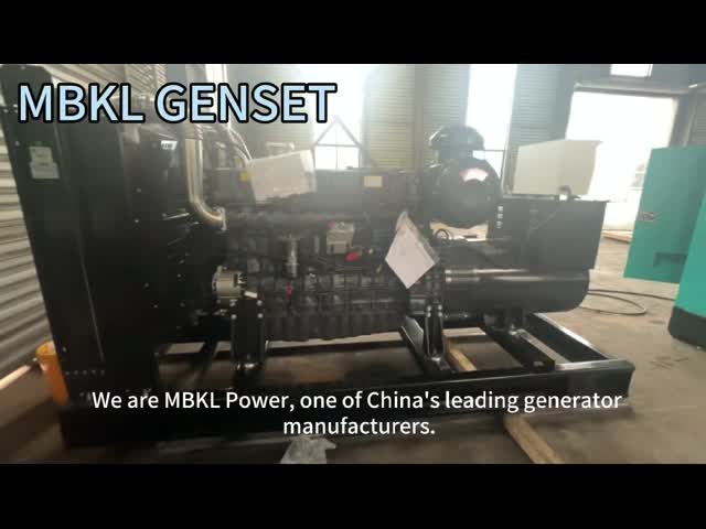 ISO 9001:14000 Certified 200KW Output 400V Voltage SDEC Diesel Generator Set with Open Type Design