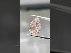 10CT Fancy Intense Pink Pear Shape Lab Grown Diamonds IGI Certified Diamonds Pink Diamonds