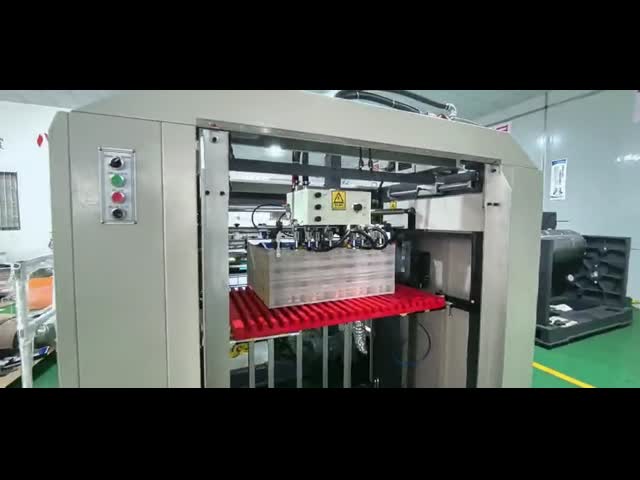 Customized 44KW Spot UV Machine 730mm*1060mm High Precision Spot UV Coater video