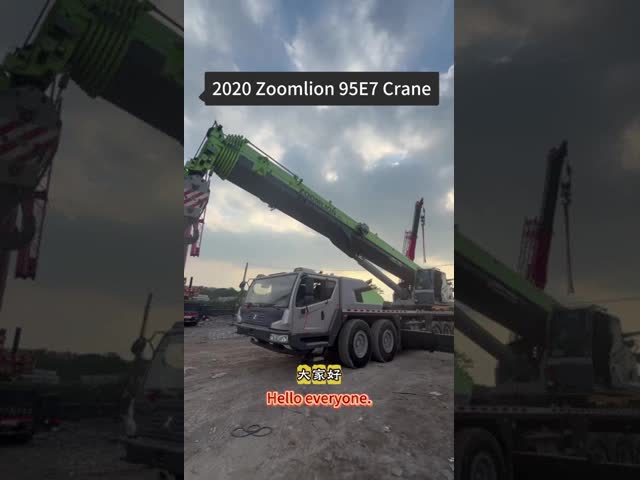 2021.4 Production Year Zoomlion Truck Crane ZTC950E753 95t 34 tons Counterweight