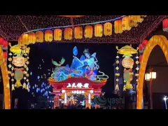 Large Chinese Festival Lanterns Customizable For Holiday Parties And Theme Park Exhibitions