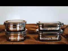 China High Borosilicate Glass Salad Bowl with PE Lid - 1000ml to 3500ml supplier