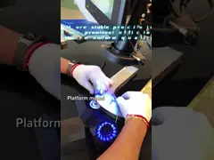China Dynamic CO2 Laser Engraving Marking Machine 120w Red Dot Pointer supplier