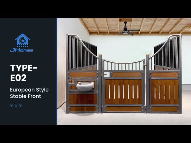 Equestrian Roof Prefabricated Free European Horse Stalls Farm Stables Equipment