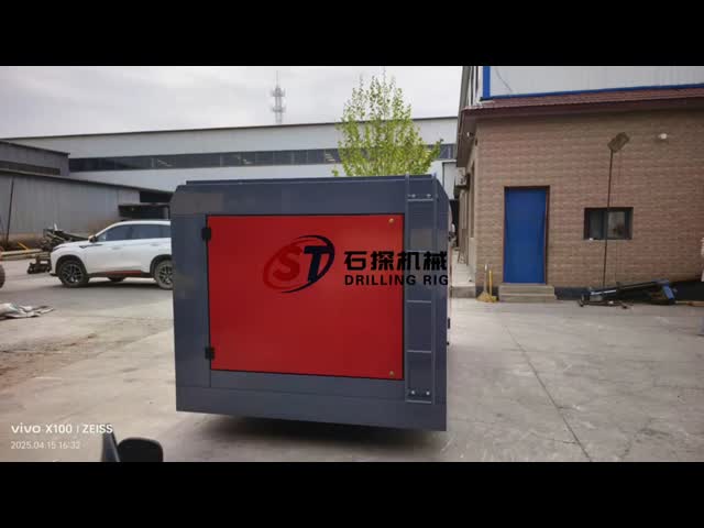 ISO 12v 20bar Borewell Drilling Machine Air Compressor