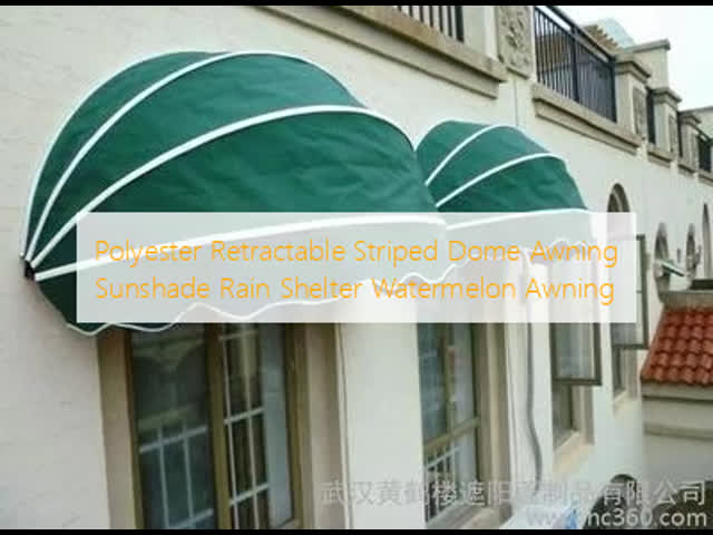 Hot Sell Aluminum High Quality Retractable Watermelon Awning  And Door Decorative Awning