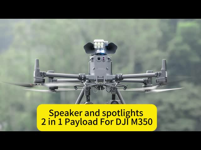 96W DJI Drone Speaker 2 In 1 DJI Drone Spotlight For DJI M350
