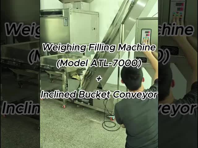 Customizable Bucket Conveyors Automatic Incline Conveyors Food Incline Conveyors Bucket Food Packaging Machines - For Food Snack Factories, Manufacturing Plants, Farms, etc.