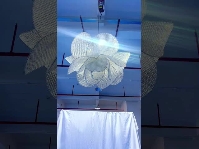 LED E14 Ceiling Crystal Candle Chandelier Lamp Waterproof Dirt Resistant