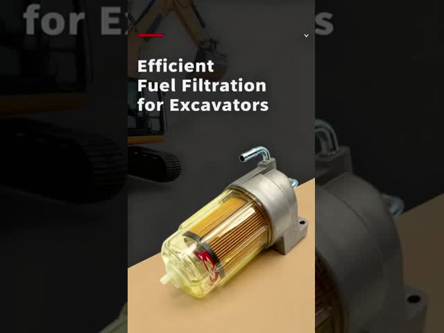 Fuel Filter P502423 4649267 4676385 FF5786  33700 For EX210-5 ZX130-6 video