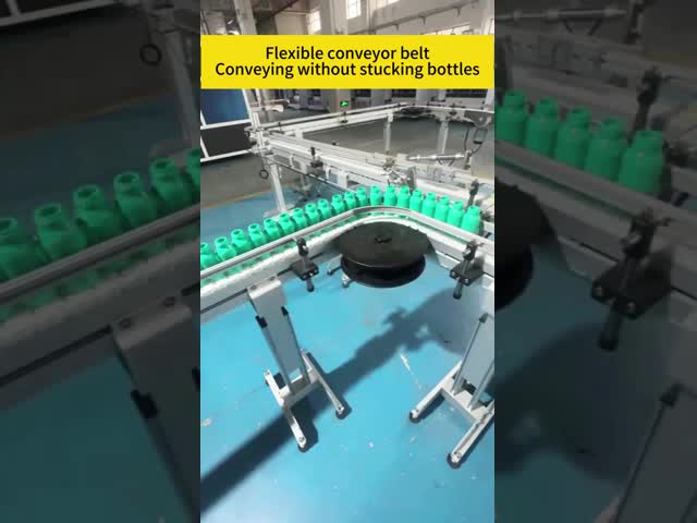 85mm Width Flexible Plastic Bottle Chain Conveyor Machine Modular Structure