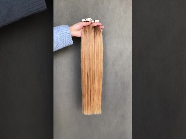 Wholesale Price High Quality European Hair 27# Color PU Tape Hair Extensions