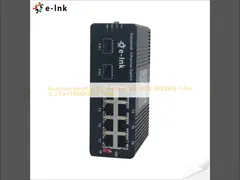 China Gigabit EOC Ethernet Over Coax Converter Adapter With PoC POE For IP Camera supplier
