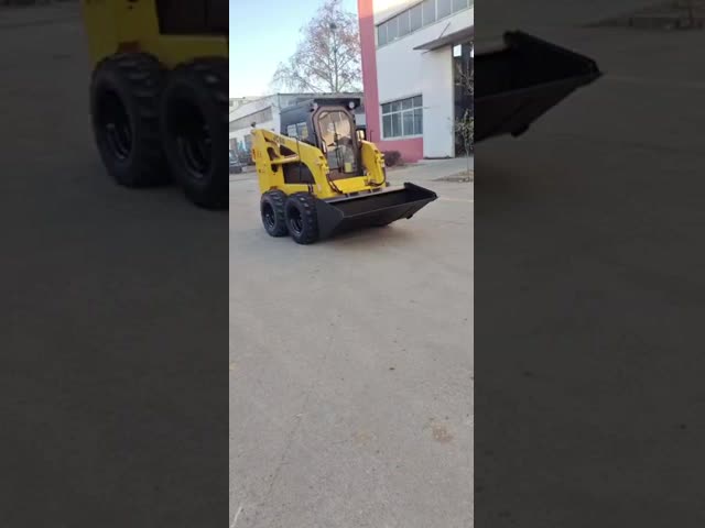 Compact Skid Steer Loader SNSC JC25 380kg Load Capacity With Kubota Yanmar Engines Option