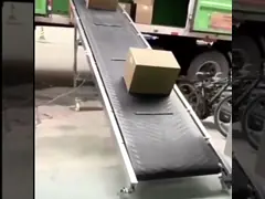 oem Mobile Folding Industrial Inclined Belt Conveyor for Loading and Unloading Goods Belt Inclined Conveyor Factory, Farms, Energy & Mining, Food & Beverage Shops video