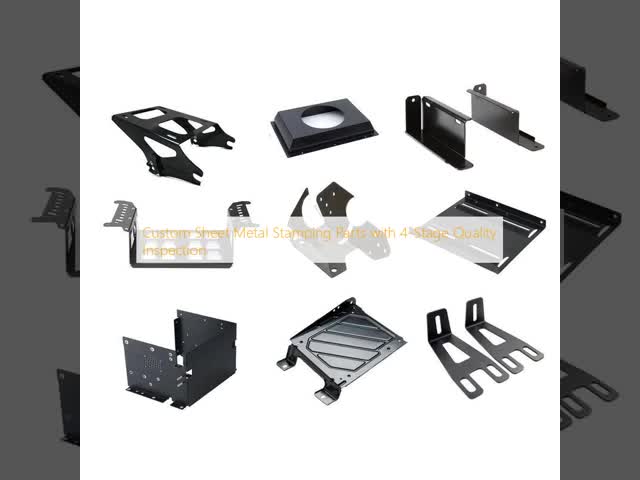 Custom Sheet Metal Stamping Parts with 4-Stage Quality Inspection