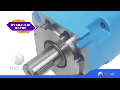 CharLynn 4000 Series Disc Valve Motor with 130CC Displacement 31.75mm Straight Key Shaft and 4 Bolt SAE B Mount