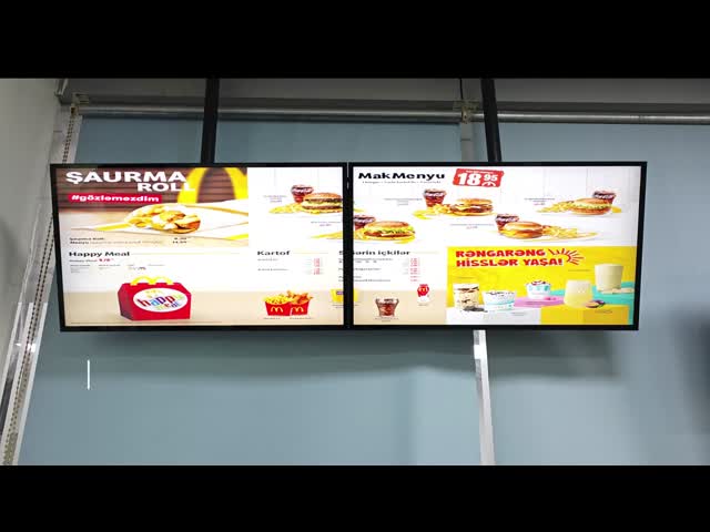 Waterproof IP65 New Design Self Service Ordering Player Outdoor Payment Machine Fast Order Signage with Windows Android System