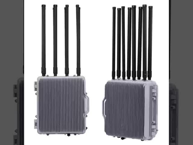 Fixed Multi-mission Defender Anti Drone Jammer with 360° Omnidirectional Jamming and Detection and Jamming Functions