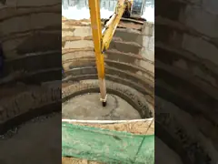 多糸線ロープ掘削機 望遠鏡腕 BS900E 材料ライター video